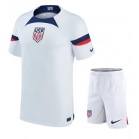 Forenede Stater Hjemme Trøje Børn VM 2022 Kortærmet (+ Korte bukser)